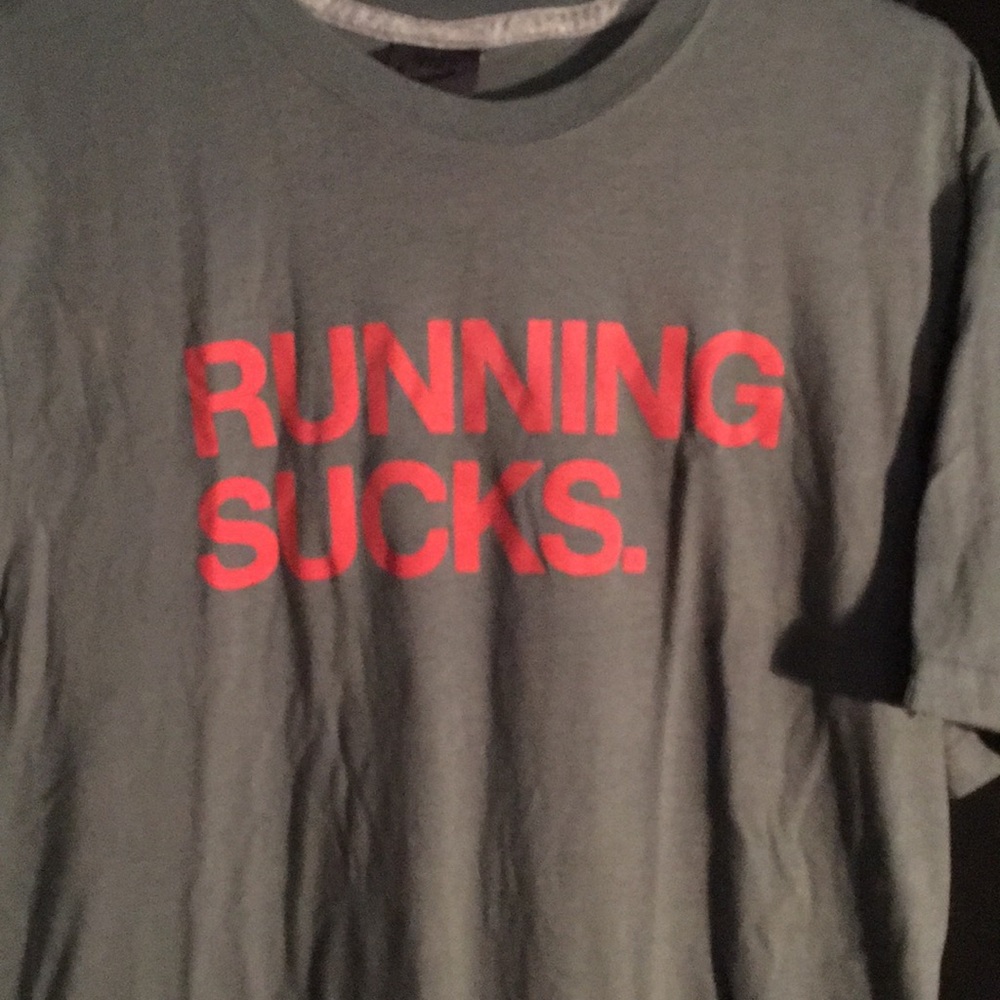 Size Men’s Medium— Nike “Running Sucks” T-shirt